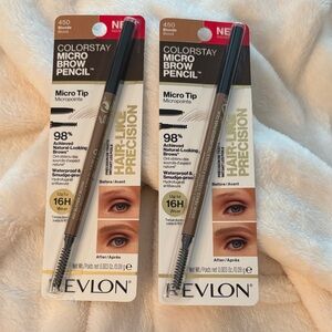 Revlon ColorStay Micro Brow Pencil Bundle - NWT